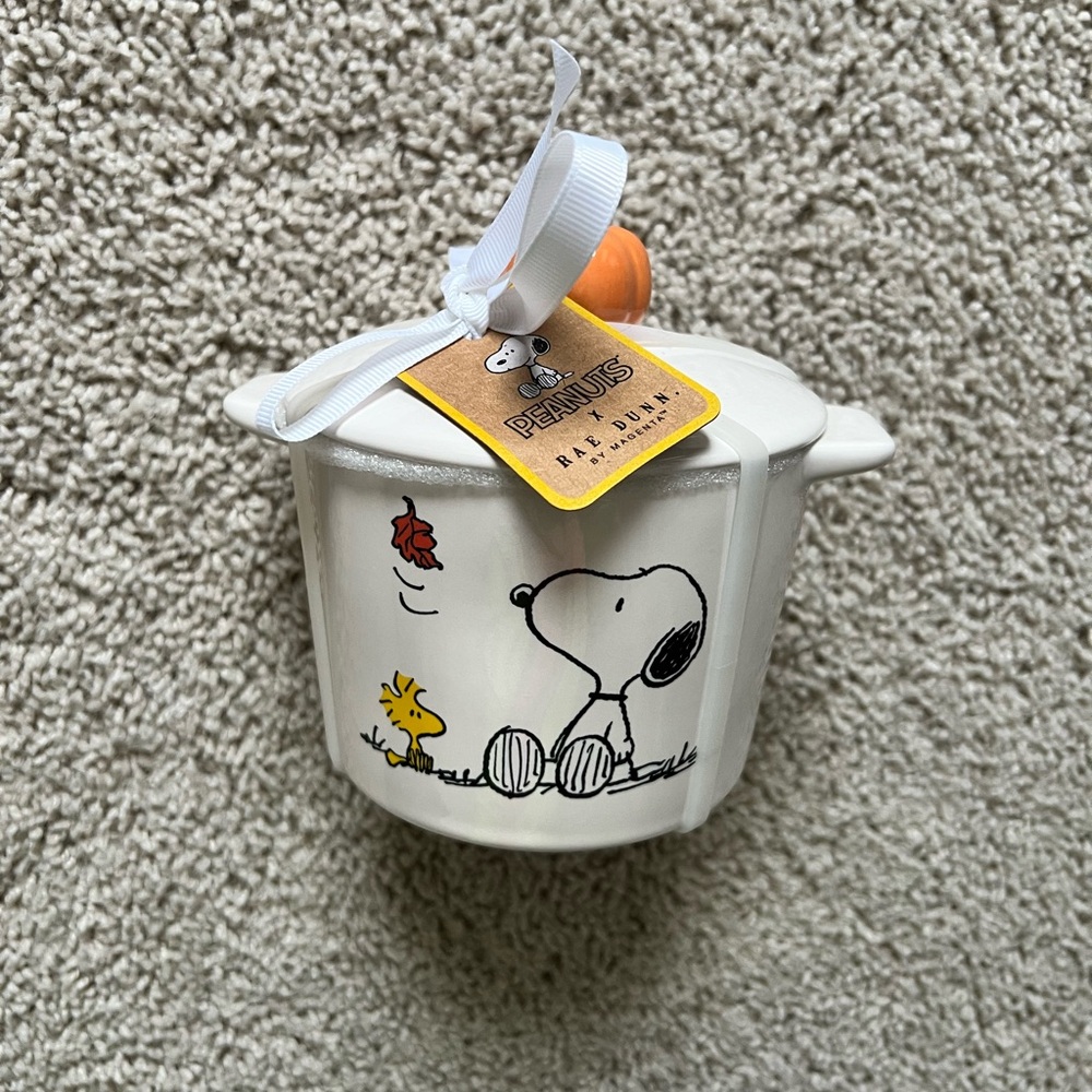 Rae Dunn 'Give Thanks' Peanuts collab
